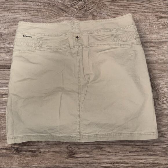 Columbia Women’s Khaki Midi Skirt Y2K Sz 16 - Picture 2 of 8
